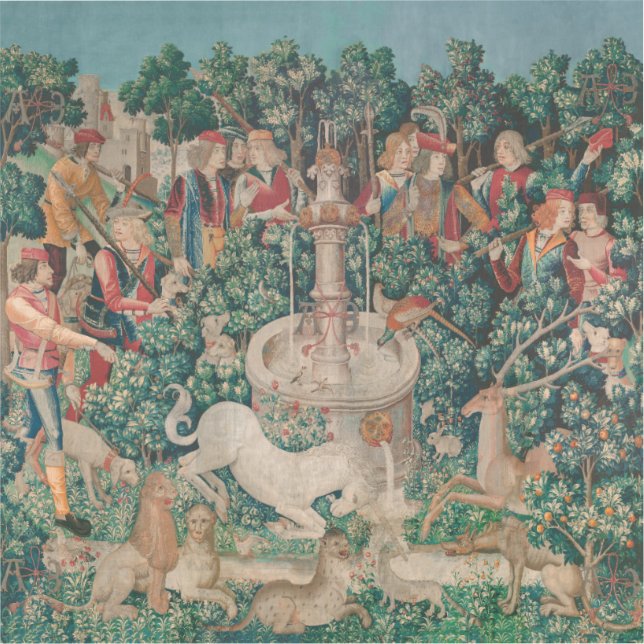 Unicorn Hunt Medieval Art - Unicorn Is Found (Front)