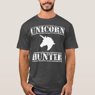 Unicorn Hunter  Mens Horse Humour Novelty  T-Shirt