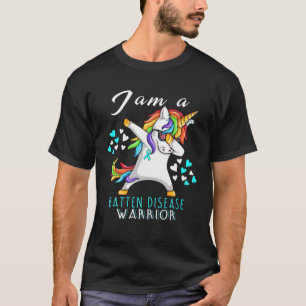 Unicorn I Am A Batten Disease Warrior T-Shirt