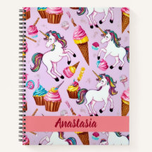 Unicorn Ice Cream Cone Pattern