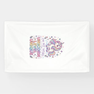 Unicorn I'm Not Weird I'm Unicorn Level Unique Ado Banner