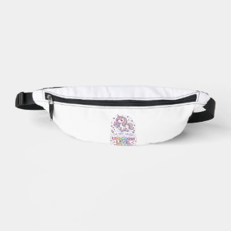 Unicorn I'm Not Weird I'm Unicorn Level Unique Ado Fanny Pack