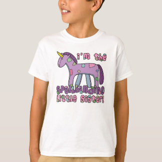 Unicorn I'm the Little Sister T Shirt