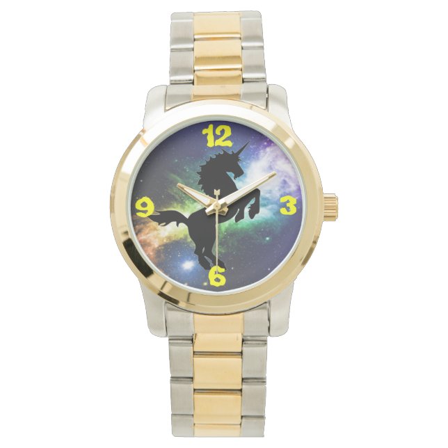 Unicorn imaginaire conception montres personnalisé (devant)