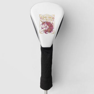 Unicorn in Bloom Stylish Zazzle Design_1 Golf Head Cover