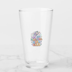 Unicorn In My Magical Girl Era Kawaii Sticker and Glass