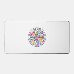 Unicorn In My Magical Mom Era Funny Shirt Graphic_ Desk Mat