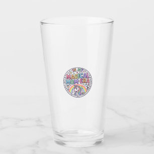 Unicorn In My Magical Mom Era Funny Shirt Graphic_ Glass