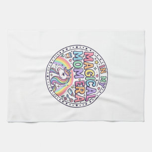 Unicorn In My Magical Mom Era Funny Shirt Graphic_ Kitchen Towel