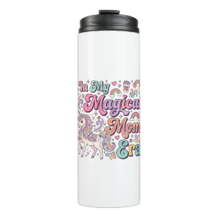 Unicorn In My Magical Mom Era Kawaii POD Artwork_1 Thermal Tumbler