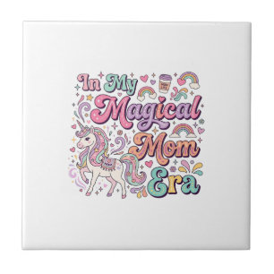 Unicorn In My Magical Mom Era Kawaii POD Artwork_1 Tile
