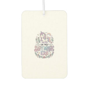 Unicorn In My Soft Magic Era Playful Typography De Air Freshener