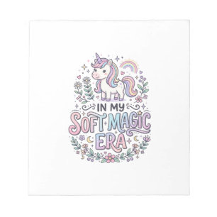 Unicorn In My Soft Magic Era Playful Typography De Notepad