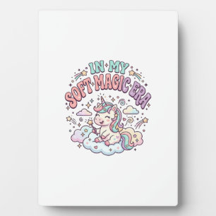 Unicorn In My Soft Magic Era Retro Style Product G Plaque
