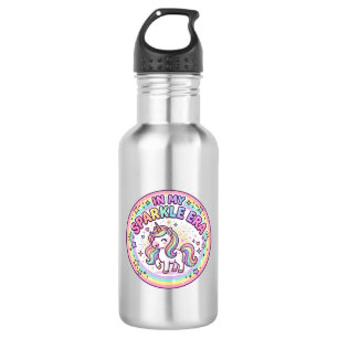 Unicorn In My Sparkle Era Funny Print on Demand De 532 Ml Water Bottle