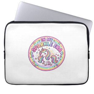 Unicorn In My Sparkle Era Funny Print on Demand De Laptop Sleeve