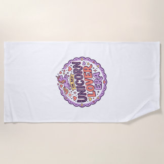 Unicorn In My Unicorn Lover Era Whimsical Merch De Beach Towel