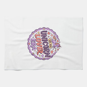 Unicorn In My Unicorn Lover Era Whimsical Merch De Kitchen Towel