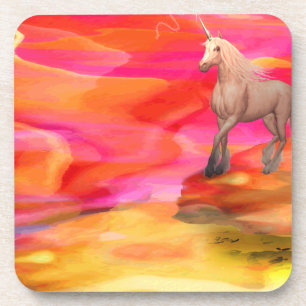 Unicorn in Painted Desert Coaster