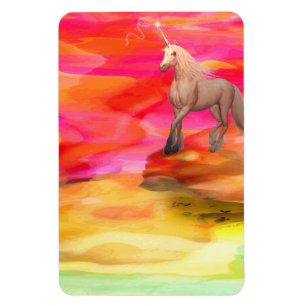 Unicorn in Painted Desert Magnet