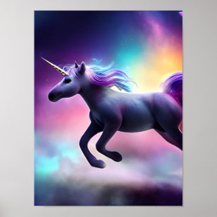 Unicorn in Space Poster