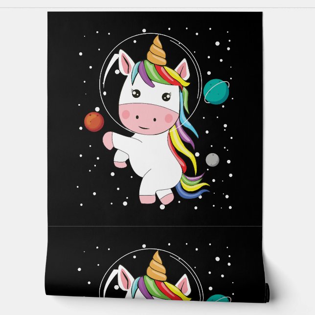 Unicorn In Space   Wallpaper (Unrolling)