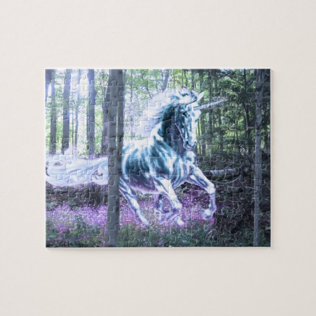 Unicorn in the Forest Puzzle (Horizontal)