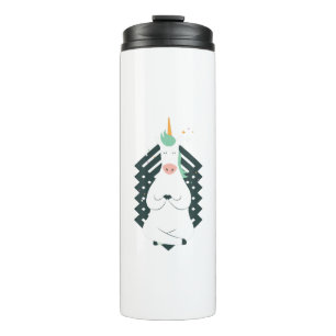 Unicorn in Yoga Pose Thermal Tumbler