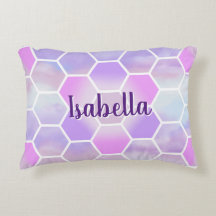 Unicorn Inspired Honeycomb Personalized name