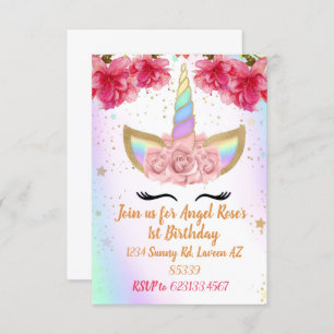 Unicorn invitation