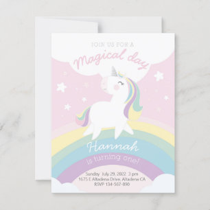 Unicorn Invitation