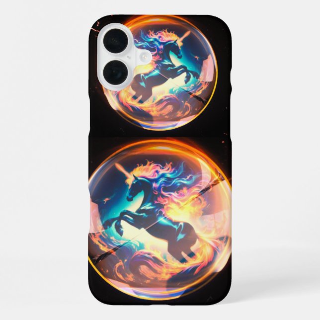 Unicorn iPhone 16 plus case (Back)
