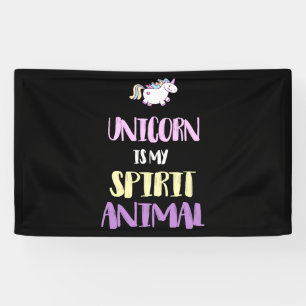 Unicorn is My Spirit Animal Banner