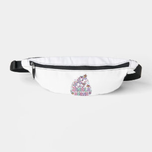 Unicorn Jingle Horns Charming Apparel Graphic_1 Fanny Pack