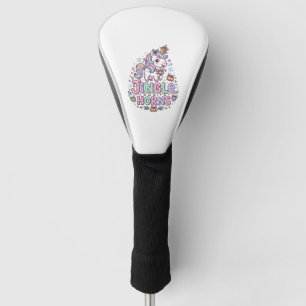 Unicorn Jingle Horns Charming Apparel Graphic_1 Golf Head Cover