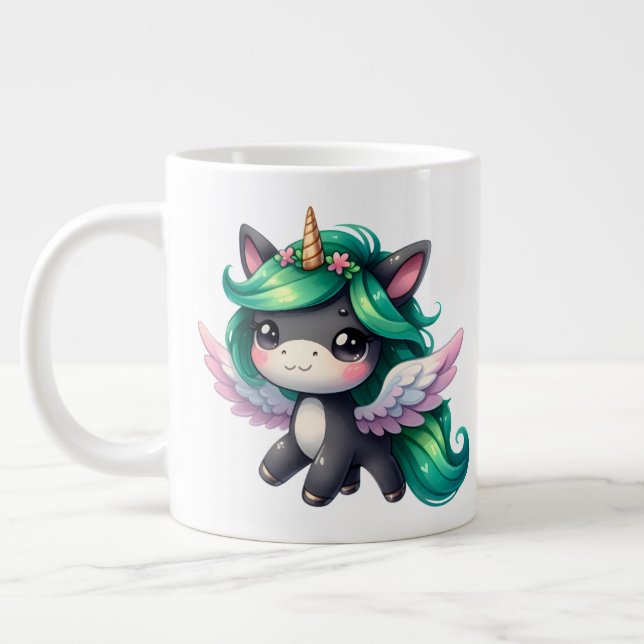 Unicorn- Jumbo Mug (Left)