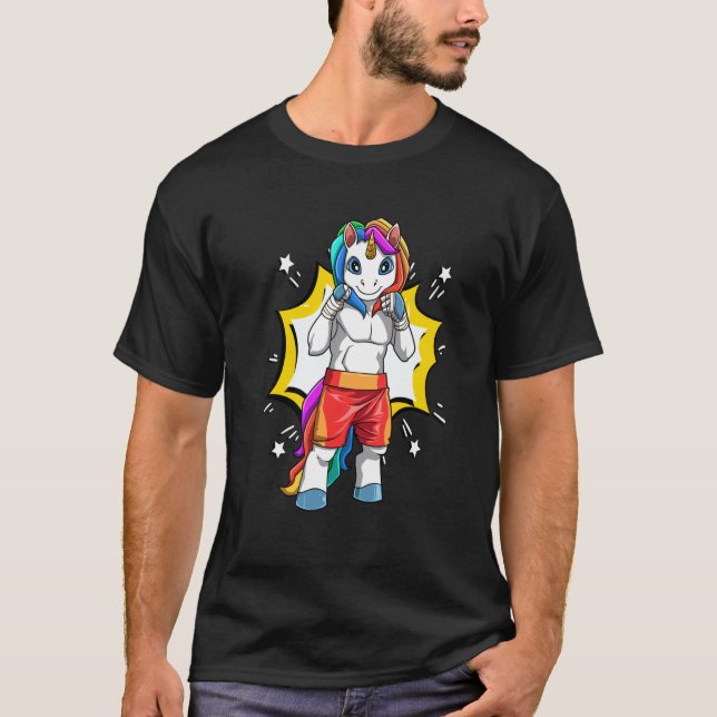 Unicorn Karate Taekwondo MMA Judo T-Shirt (Front)