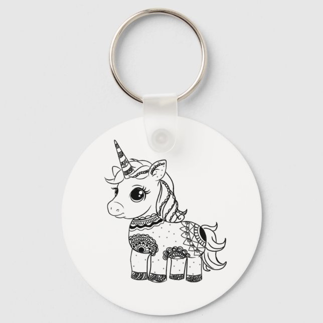 Unicorn  keychain (Front)