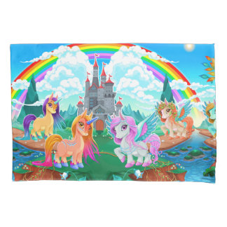 Unicorn kids pillowcase