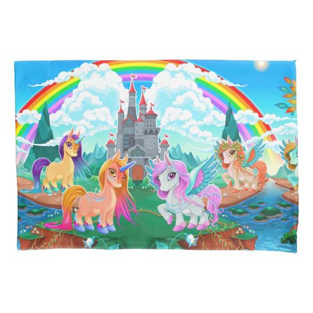 Unicorn kids pillowcase (Front)