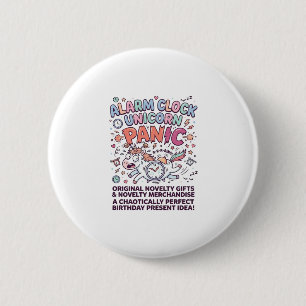 Unicorn Kingdom Guard Adorable Vector Design_1 2 Inch Round Button