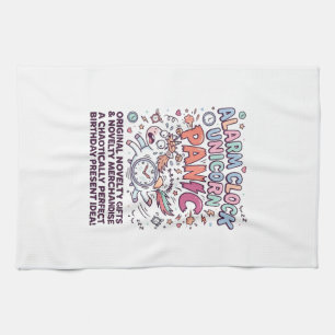 Unicorn Kingdom Guard Adorable Vector Design_1 Kitchen Towel