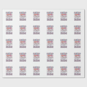 Unicorn Kingdom Guard Adorable Vector Design_1 Wrapping Paper