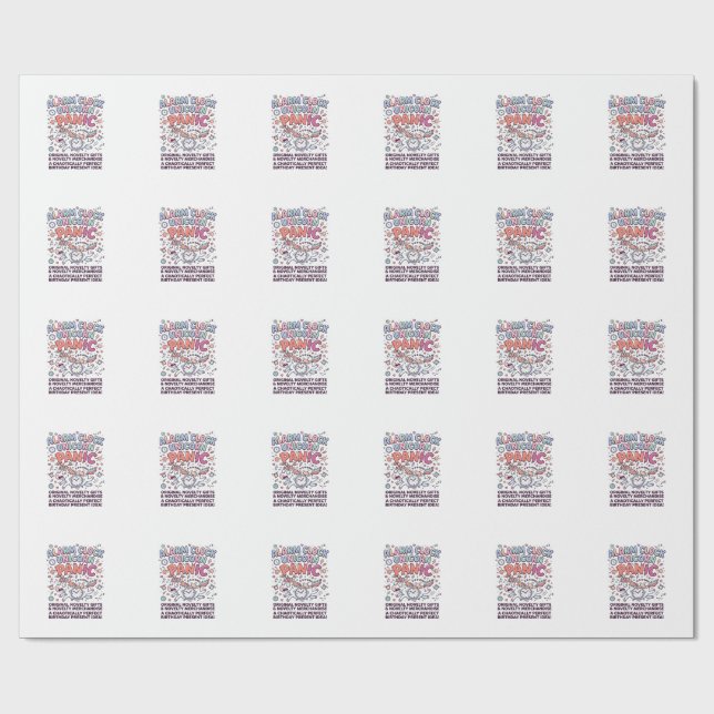 Unicorn Kingdom Guard Adorable Vector Design_1 Wrapping Paper (Flat)