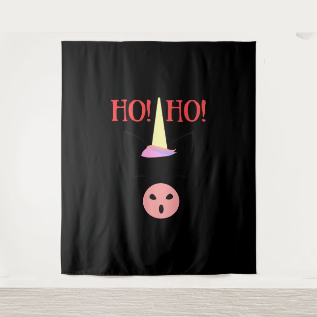 Unicorn Kiss Tapestry (Front)