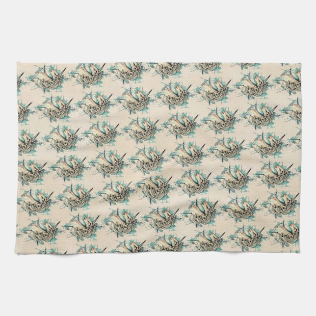 Unicorn Kitchen Towel (Horizontal)