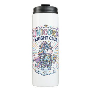 Unicorn Knight Club Print Ready Apparel Graphic_1 Thermal Tumbler