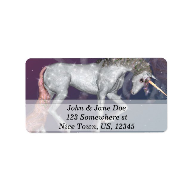 Unicorn Label (Front)