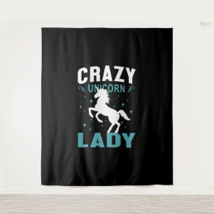 Unicorn Lady Tapestry