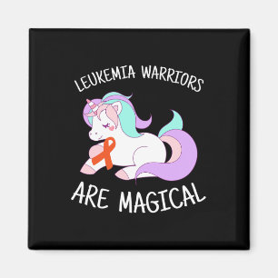 Unicorn Leukaemia Awareness Gift Magnet